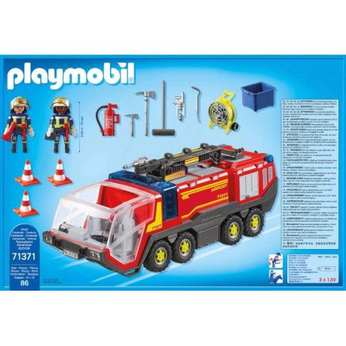 PLAYMOBIL City Action 71371 Reptéri tűzoltóautó