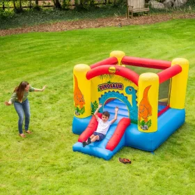 HappyHop Hüpfburg mit Rutsche Dinosaurier