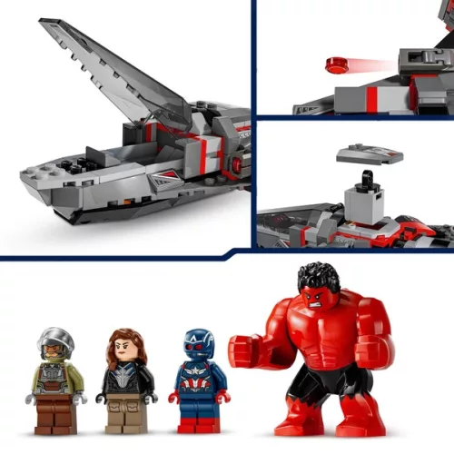 LEGO Marvel Super Heroes Amerika Kapitány és Vörös Hulk Összecsapása 76292