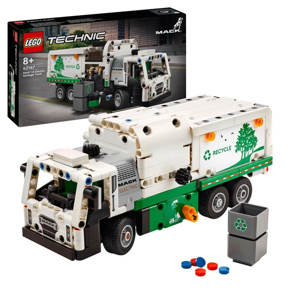 LEGO Technic Mack LR elektromos szemetesautó 42167 – alternatív kép 1