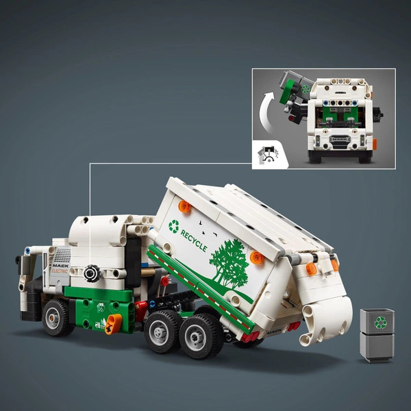 LEGO Technic Mack LR elektromos szemetesautó 42167 – alternatív kép 4