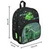 Scooli Jurassic World gyerekhátizsák, fekete/neon