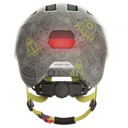 ABUS kerékpáros sisak Grey Space LED-del, M-es méret