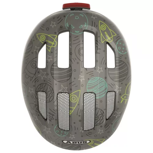 ABUS kerékpáros sisak Grey Space LED-del, M-es méret