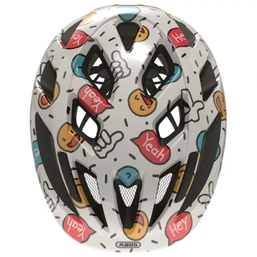 ABUS Smiley fehér kerékpáros sisak, S méret