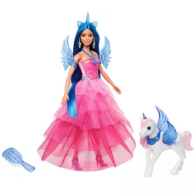 Barbie A rejtett varázs Saphire baba Unikornissal