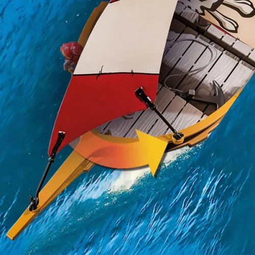PLAYMOBIL Pirates 71418 Kis kalózhajó, 3–5 év