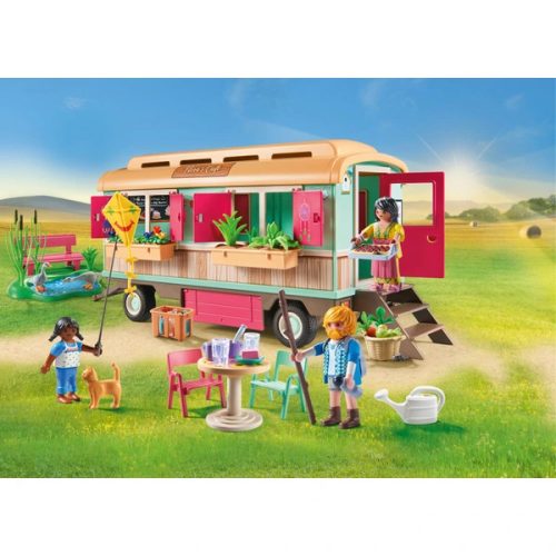 PLAYMOBIL Country 71441 Hangulatos lakókocsi kávézó