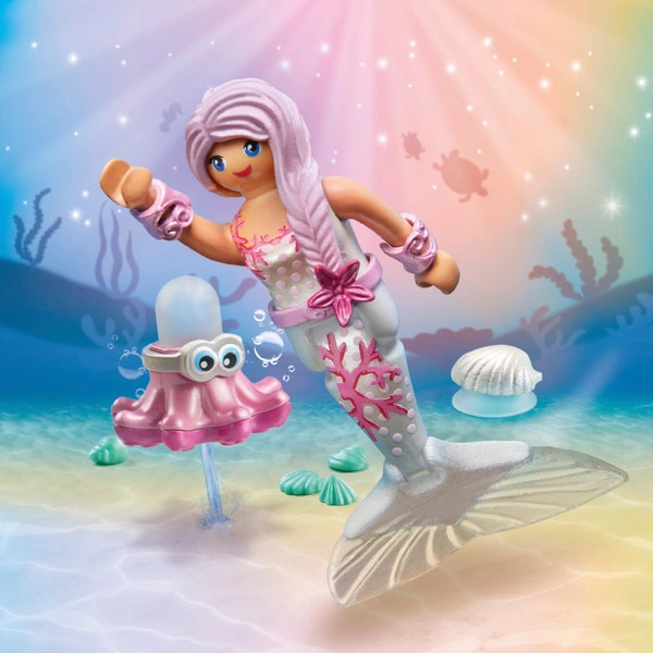 PLAYMOBIL Special Plus 71477 Sellő lövellő polippal – alternatív kép 2