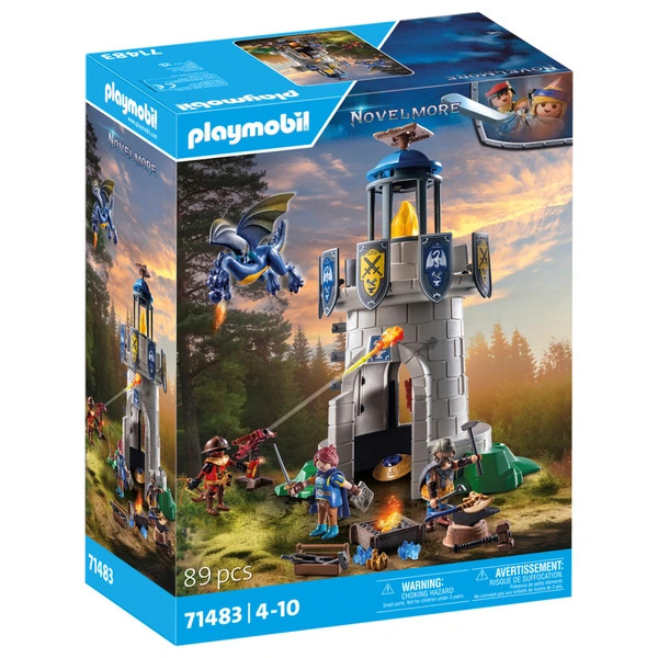 PLAYMOBIL Novelmore 71483 Lovagtorony Kovácsmesterrel és Sárkánnyal – alternatív kép 1