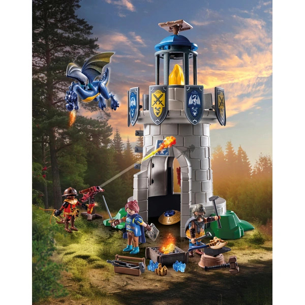 PLAYMOBIL Novelmore 71483 Lovagtorony Kovácsmesterrel és Sárkánnyal – alternatív kép 2