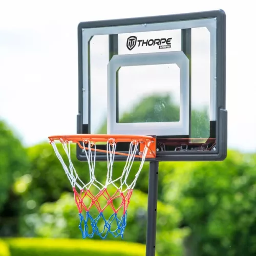 Thorpe Sports állítható magasságú kosárpalánk 160 - 210 cm, 3–5 év, Többszínű
