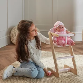 Ivy & Lily fa etetőszék babáknak