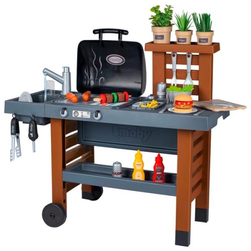 Smoby kültéri kerti konyha grillel