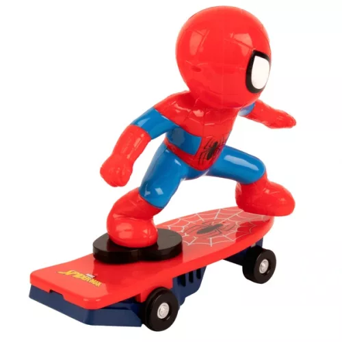 Marvel Pókember Távirányítós Gördeszka Figurával, 3–5 év, Többszínű
