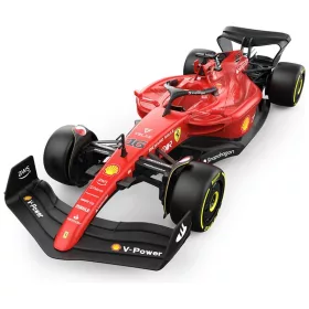 Távirányítós Ferrari F1-75 autó, 1:18 méretarány, piros, 3–5 év, Többszínű