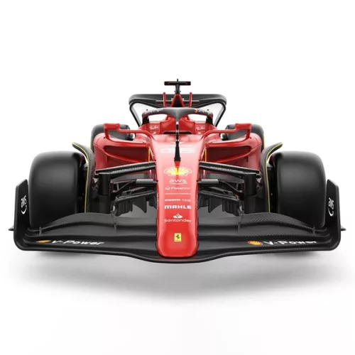 Távirányítós Ferrari F1-75 autó, 1:18 méretarány, piros, 3–5 év, Többszínű