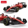 Távirányítós Ferrari F1-75 autó, 1:18 méretarány, piros, 3–5 év, Többszínű