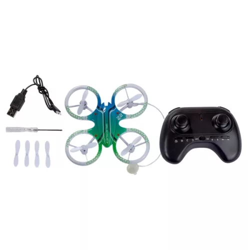 Kaméleon Drón Mini Quadcopter Fényfehérrel, 3–5 év, Többszínű