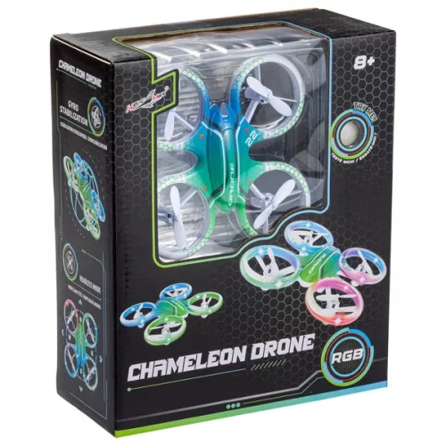 Kaméleon Drón Mini Quadcopter Fényfehérrel, 3–5 év, Többszínű