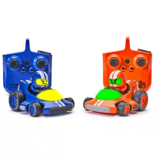 Sharper Image Távirányítós Autók Motor Battles 2 db-os Csomag Kék/Piros, 3–5 év, Többszínű