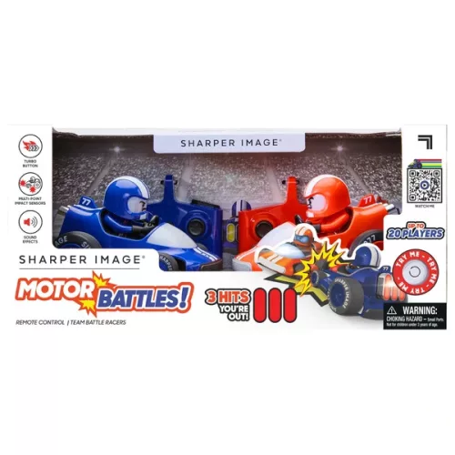 Sharper Image Távirányítós Autók Motor Battles 2 db-os Csomag Kék/Piros, 3–5 év, Többszínű