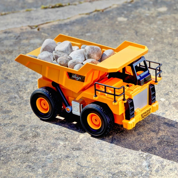 Távirányítású dömper 1:24 méretarányú, sárga – alternatív kép 3