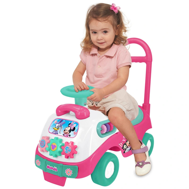 Disney Minnie Mouse autó fényekkel és hanggal, rózsaszín/türkiz – fő nézet
