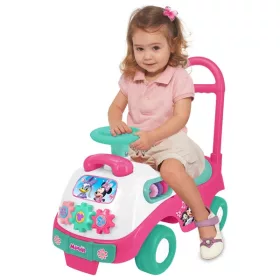  Disney Minnie Mouse autó fényekkel és hanggal, rózsaszín/türkiz