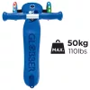 Globber Tri-Scooter PRIMO PLUS LIGHTS gyerek roller LED kerekekkel, kék, 3–5 év, Többszínű