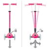 Globber Tri-Scooter PRIMO ÖSSZECSUKHATÓ PLUS LÁMPÁK Gyerek Roller LED Kerekekkel, Rózsaszín