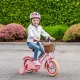 12 colos Verve Summer gyerekkerékpár kiegészítő kerekekkel, rózsaszín