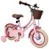 12 colos Verve Summer gyermekkerékpár pótkerekekkel, rózsaszín