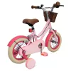 12 colos Verve Summer gyermekkerékpár pótkerekekkel, rózsaszín