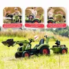 Claas Arion 410 pedálos traktor pótkocsival és XXL kotrógéppel, 2 m hosszú (2070Y)