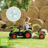 Claas Arion 410 pedálos traktor pótkocsival és XXL kotrógéppel, 2 m hosszú (2070Y)