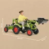 Claas Arion 410 pedálos traktor pótkocsival és XXL kotrógéppel, 2 m hosszú (2070Y)