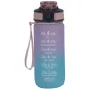 Kulacs időbeosztás-jelölésekkel, 500 ml, rózsaszín/türkiz