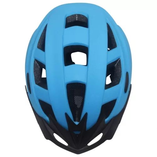 Verve kerékpáros sisak lámpával, kék, 54-58 cm méret