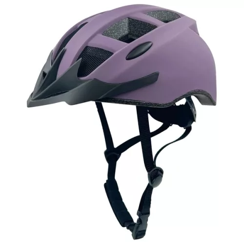 Thorpe kerékpáros sisak fénnyel, lila, 54-58 cm méret