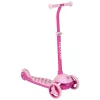 iSporter Mini Roller LED Kerekekkel, Rózsaszín, 3–5 év, Többszínű