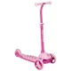 iSporter Mini Roller LED Kerekekkel, Rózsaszín, 3–5 év, Többszínű