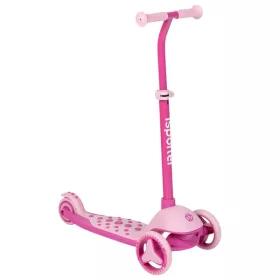 iSporter Mini Roller LED Kerekekkel, Rózsaszín, 3–5 év, Többszínű
