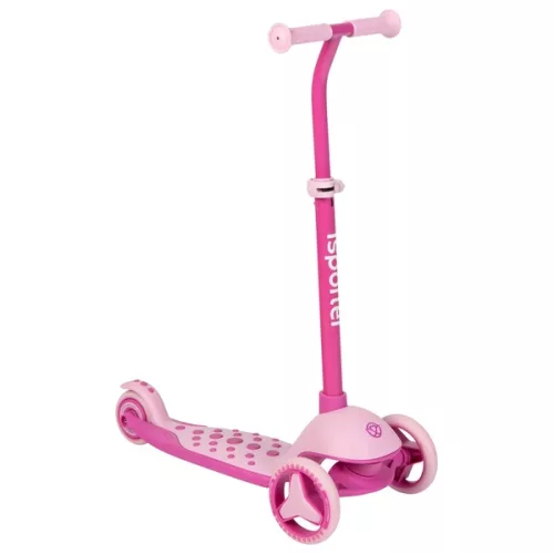 iSporter Mini Roller LED Kerekekkel, Rózsaszín, 3–5 év, Többszínű