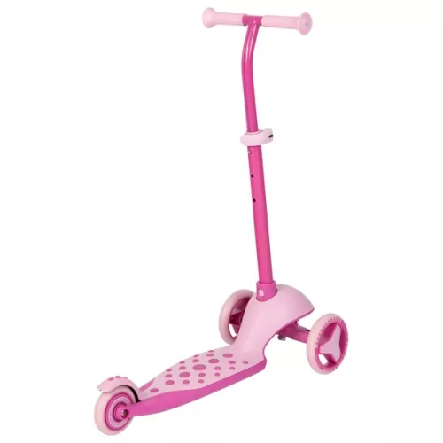 iSporter Mini Roller LED Kerekekkel, Rózsaszín, 3–5 év, Többszínű