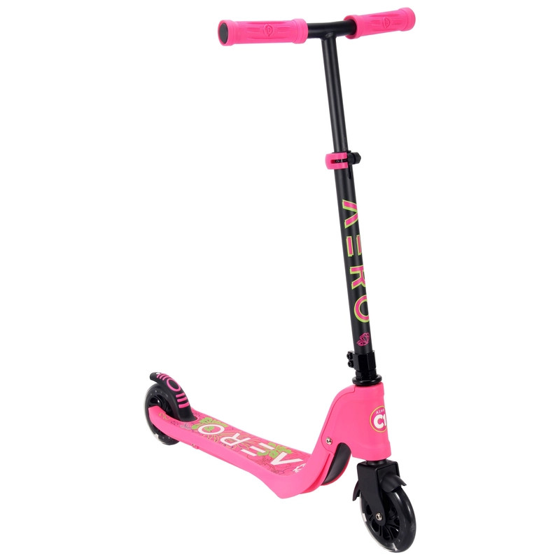Aero Scooter C1 gyerek roller LED kerekekkel, rózsaszín – fő nézet