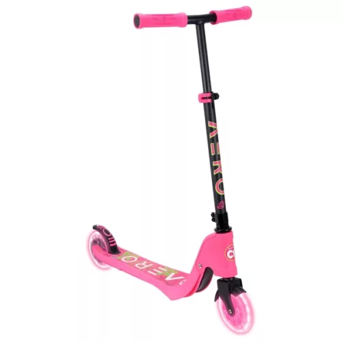 Aero Scooter C1 gyerek roller LED kerekekkel, rózsaszín, 3–5 év, Többszínű