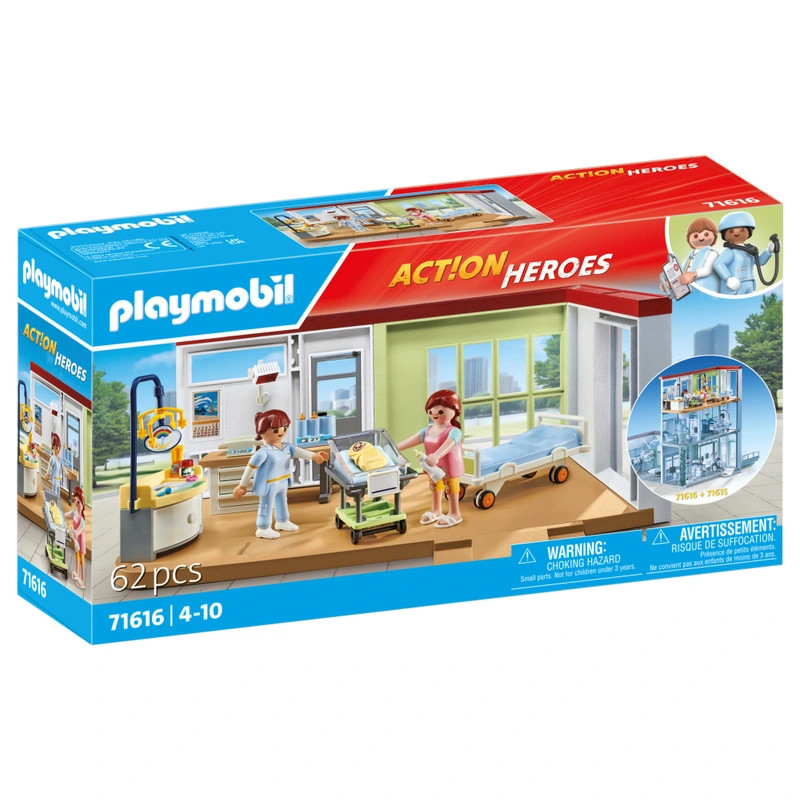 PLAYMOBIL Action Heroes 71616 Szülészet – fő nézet