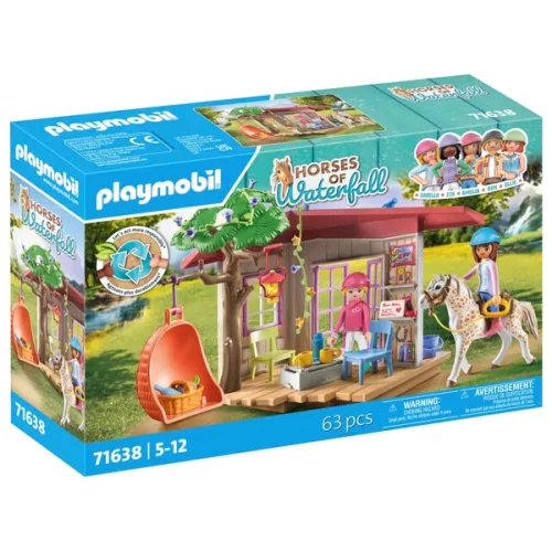 PLAYMOBIL Vízesés lovai 71638 Titkos klubház lórajongóknak, 3–5 év