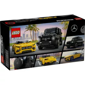 LEGO 76924 Speed Champions Mercedes-AMG G 63 és Mercedes-AMG SL 63, 9–11 év, Többszínű